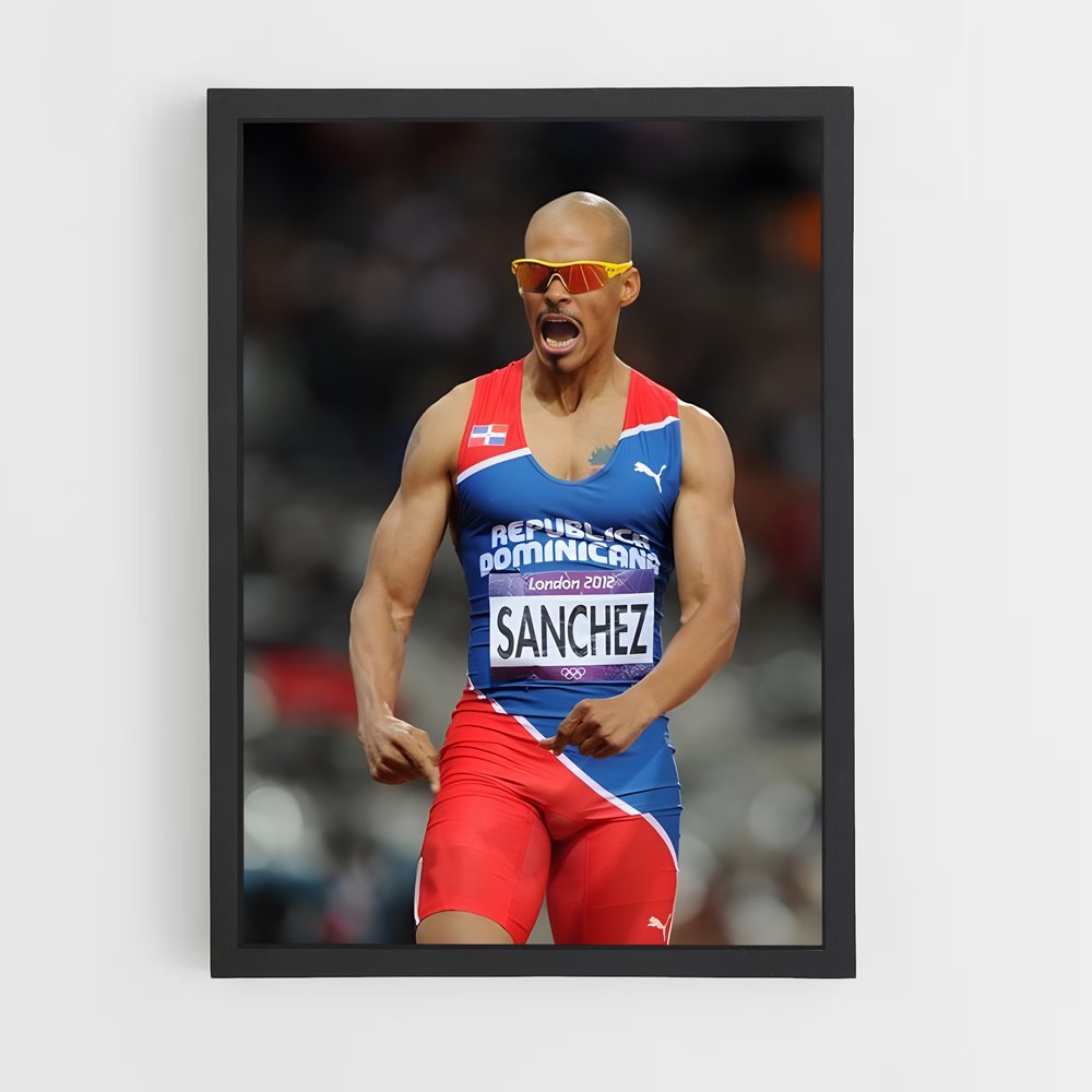 Poster L'Élan du Héros – affiche Athlétisme (vue 2)